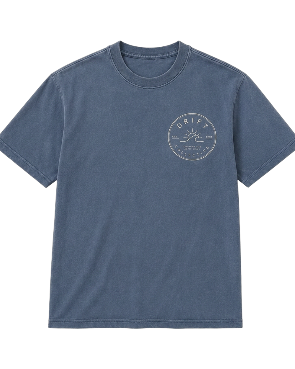 Cape Hatteras Blue Tee — front